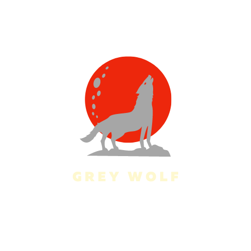 Grey Wolf Candle