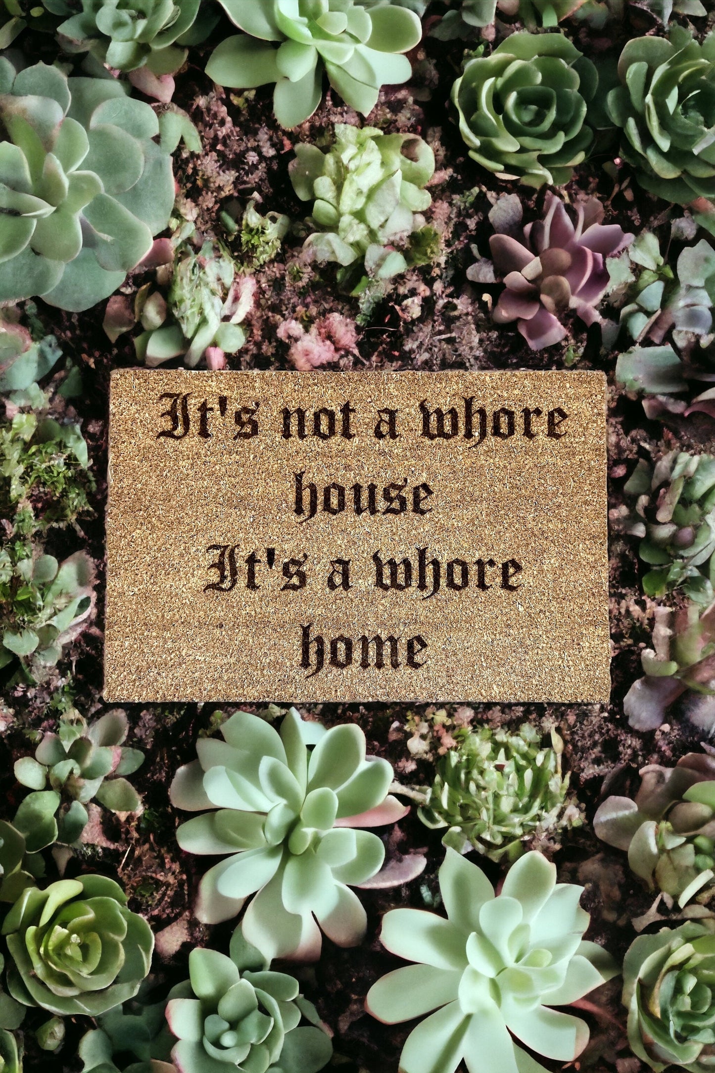 Its a Whore Home decorative outdoor rug