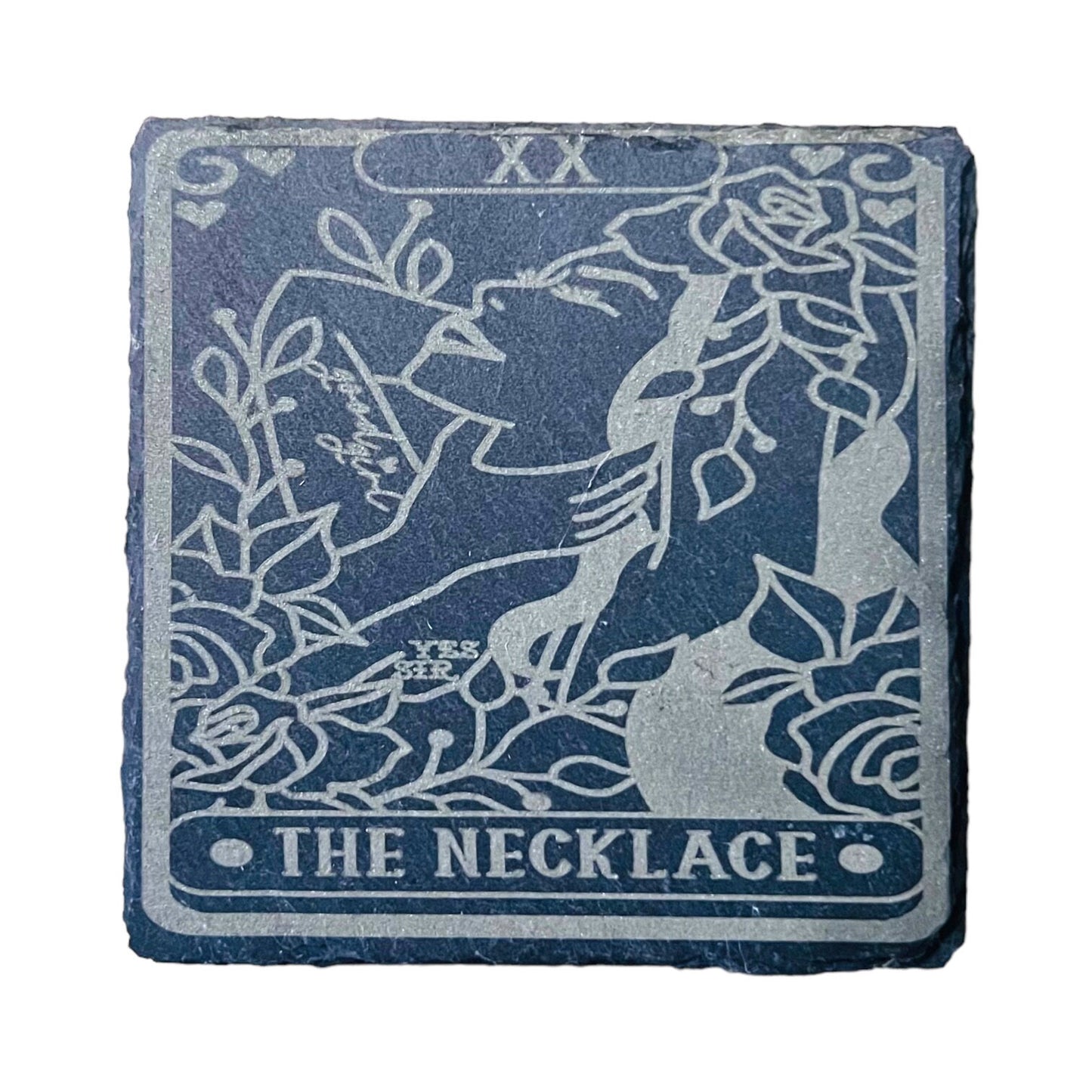 Naughty Tarot Card BDSM slate coasters