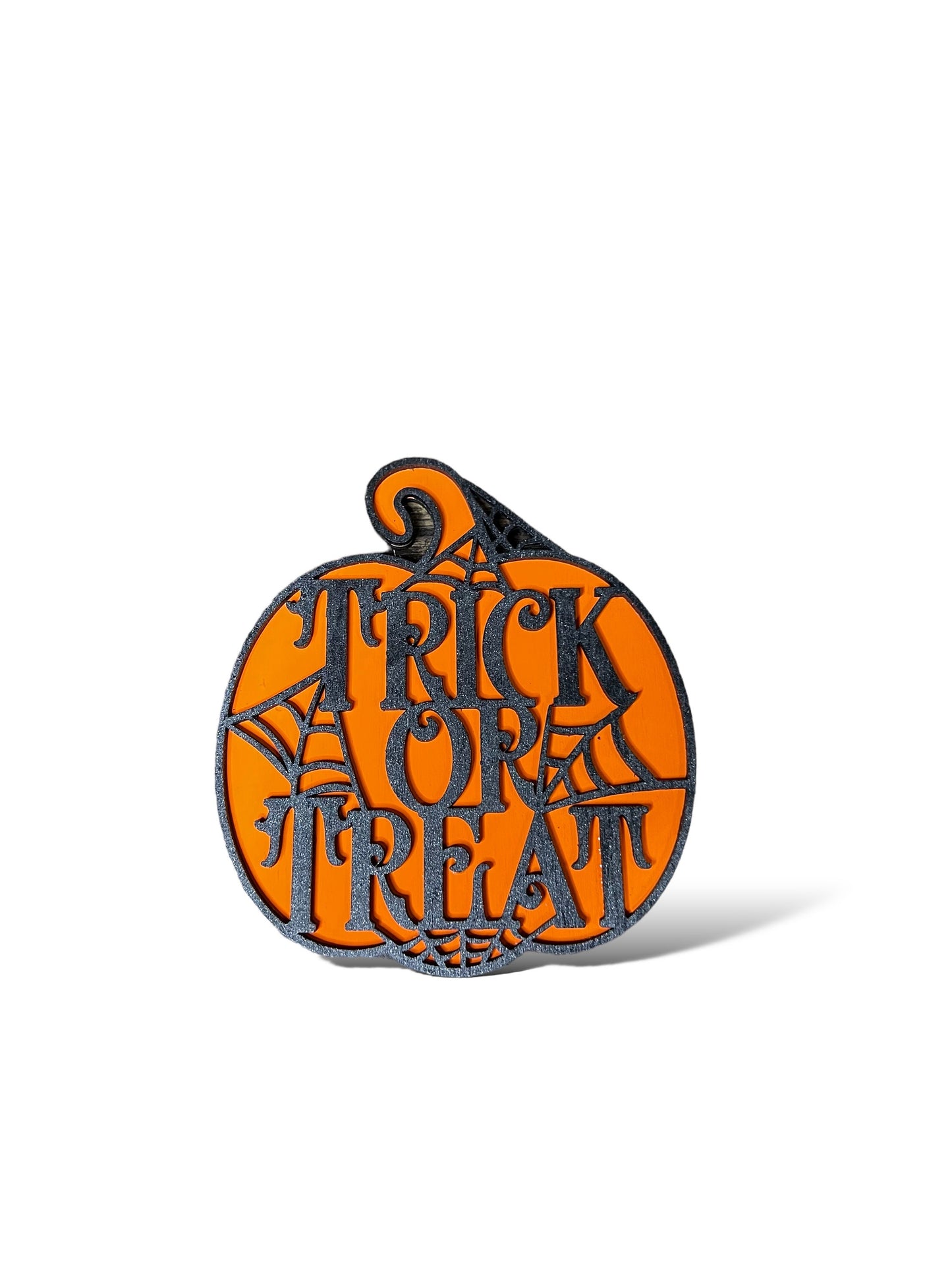 Halloween jack o lantern shelf decor