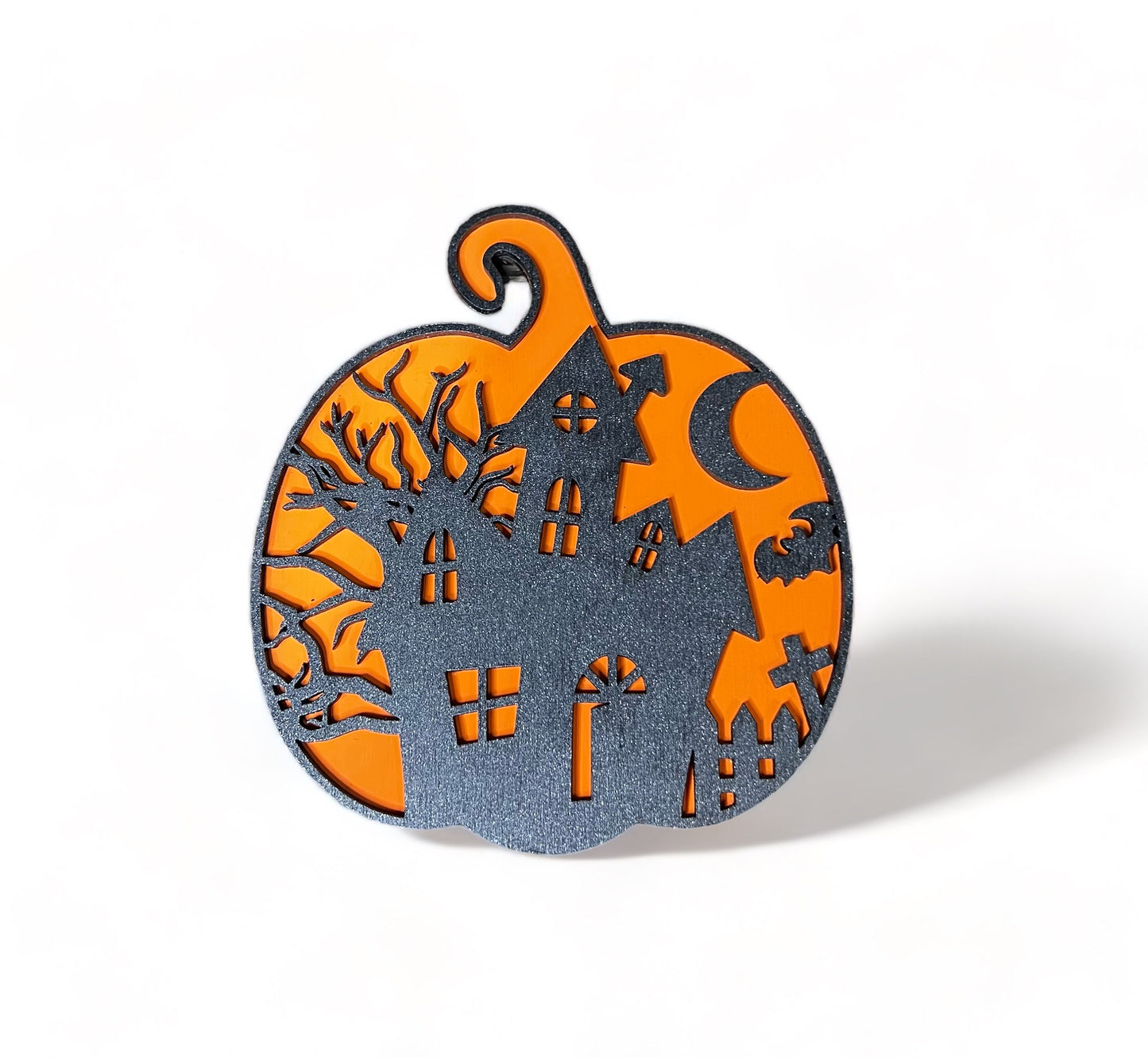 Halloween jack o lantern shelf decor