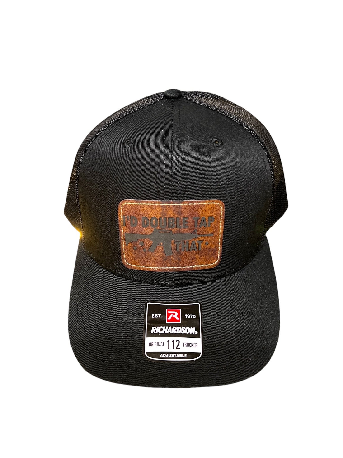 I’d Double Tap That, leather patch Richardson Trucker hat