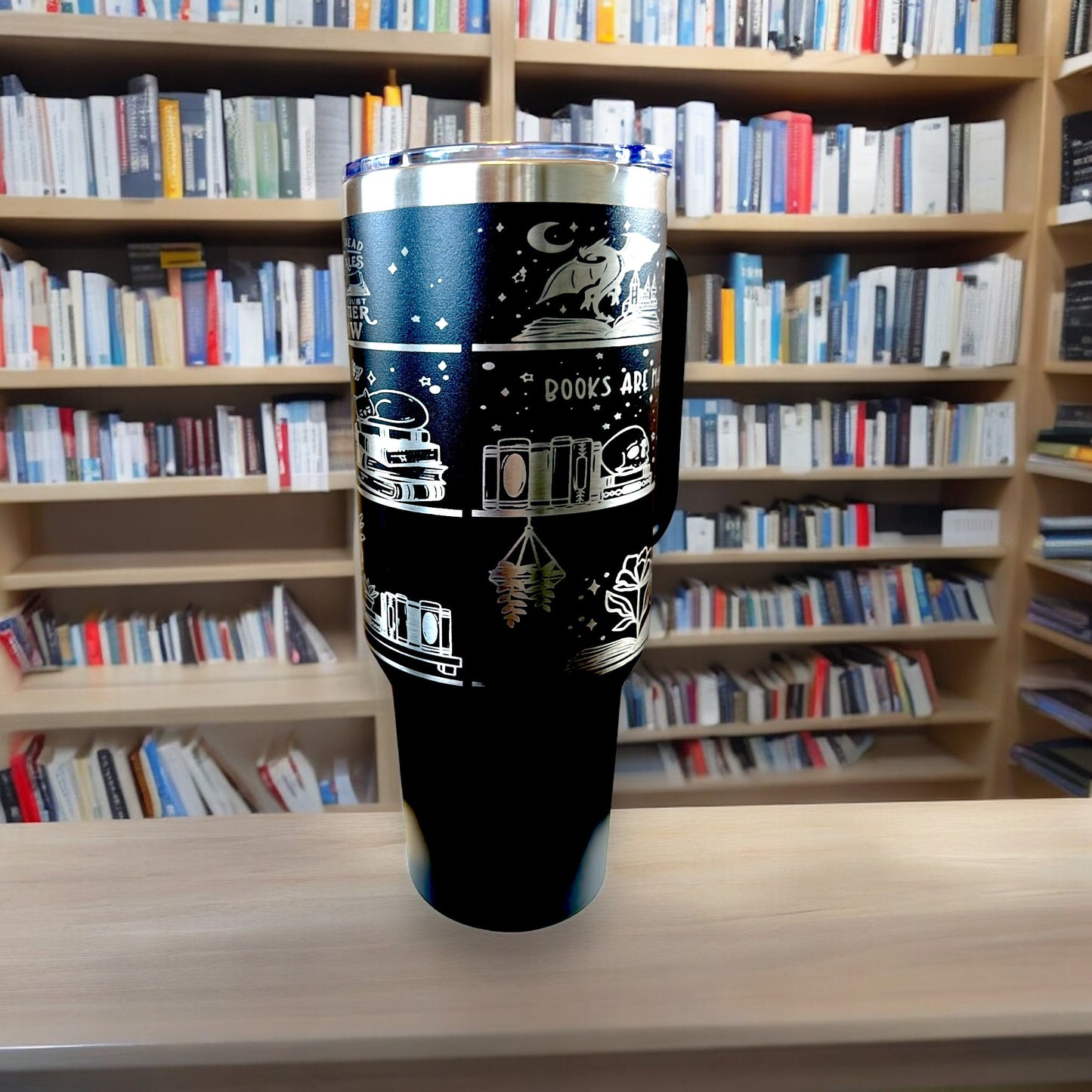 I Still Read Fairytales/ Fantasy/ Book lover/ 40 oz spill proof Tumbler