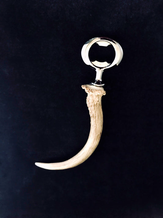 Custom Bottle opener made from Authentic Whitetail Antler