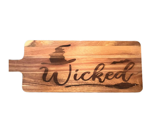 Wicked & Spooky Vibes two sided  Halloween Charcuterie Board, serving tray