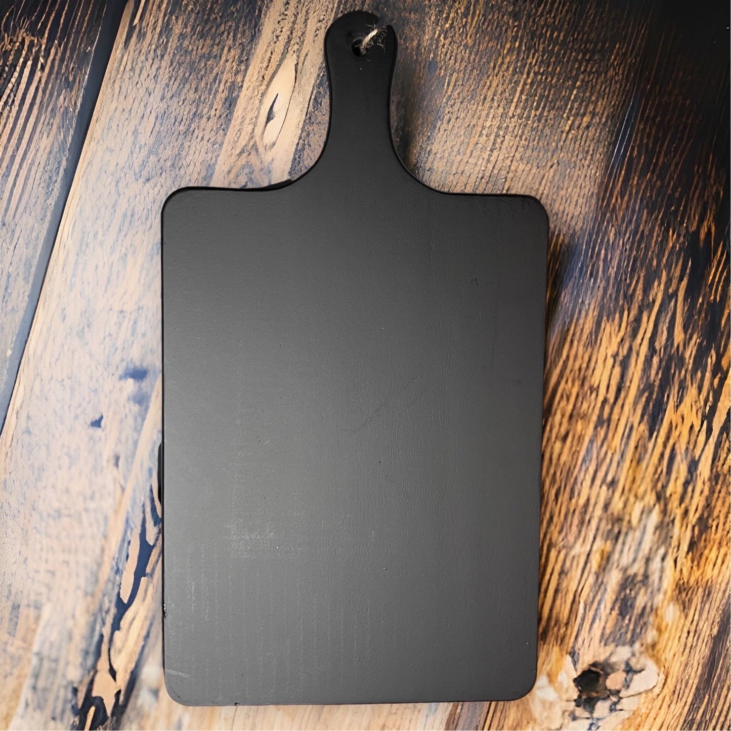 King of the Grill black acacia wood cutting board, serving board.