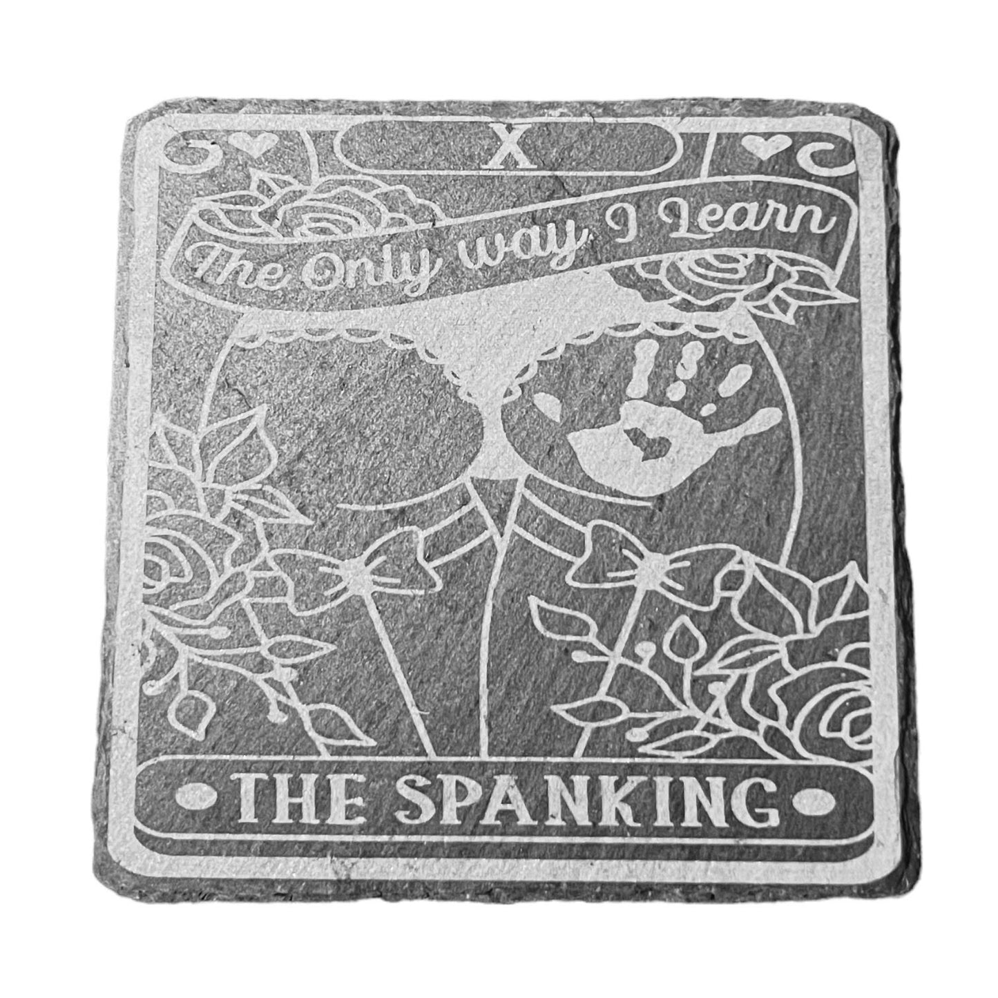 Naughty Tarot Card BDSM slate coasters