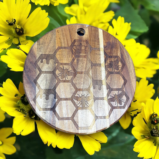 The Hive engraved cutting board